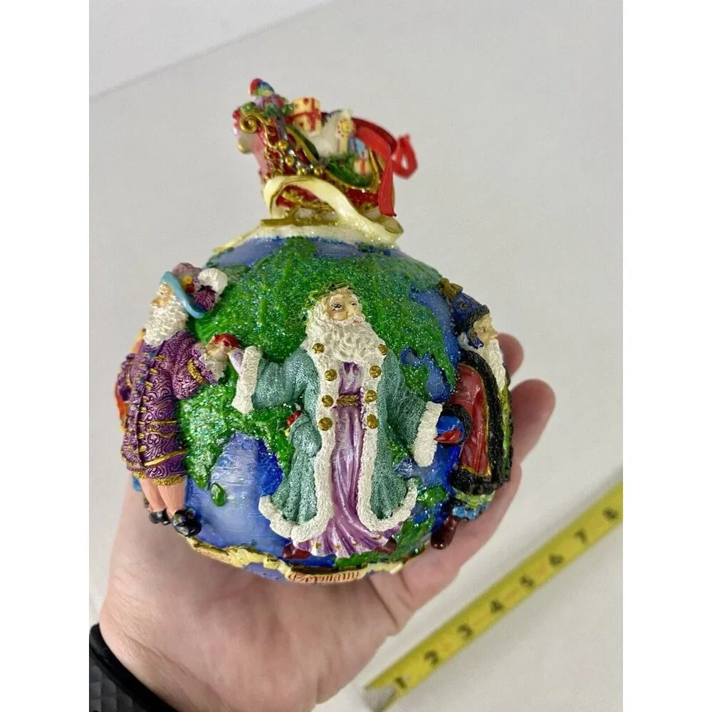2001 Christopher Radko Santas‎ Around the World Christmas Ornament Vintage